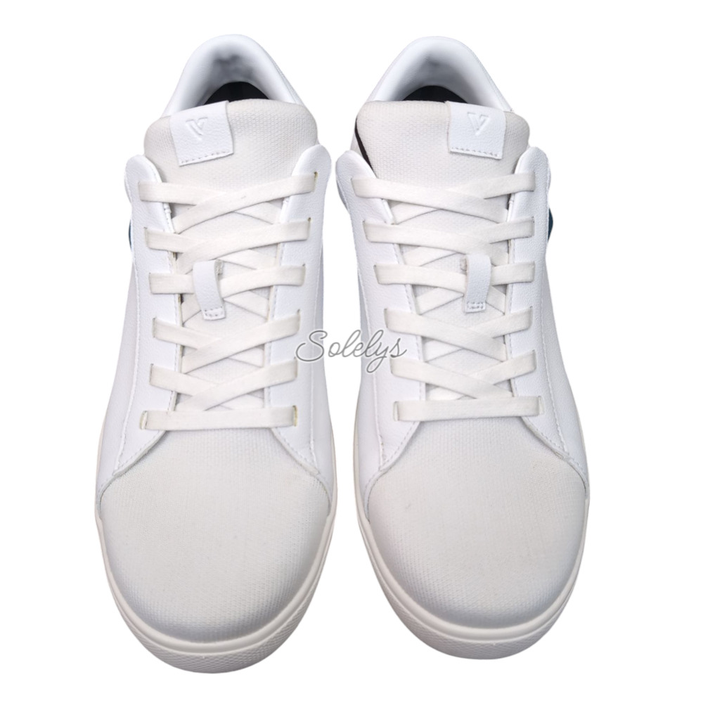 Vessi Soho Men 9 Women 10 Ivory White Low Top Waterproof Leather Casual Sneaker